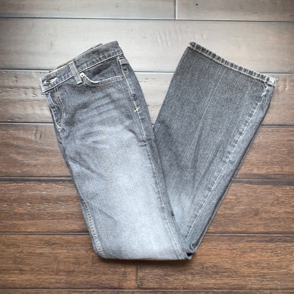 Mossimo faded black bootcut jeans